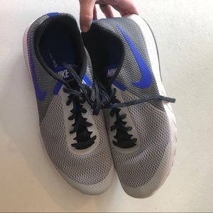 Men’s Royal and Grey Nikes